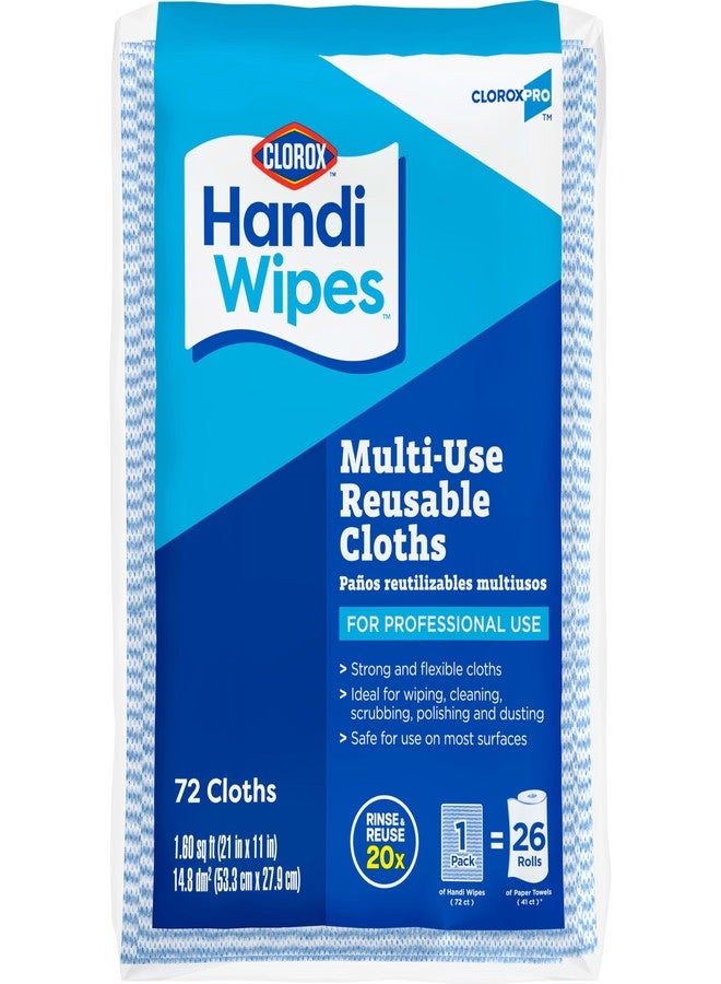 CloroxPro Clorox Handi Wipes Multi Use Reusable Cloths, 72 Count - Image 1